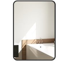 Espejo de Baño Vidrio, Metal HOMCOM, hogar - baño