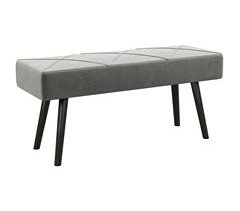 Banco de Cama Acero, Espuma, Poliéster HOMCOM 36x100