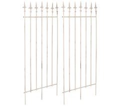 Set de 2 rejas para jardín Elisa