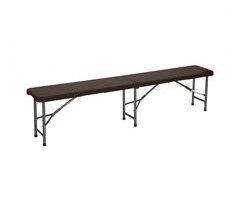 Banco Plegable Catering Efecto Ratán