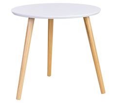 Mesa auxiliar de madera 3 patas