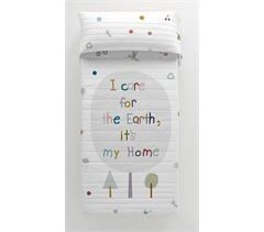 COLCHA BOUTI REVERSIBLE SAVE THE EARTH