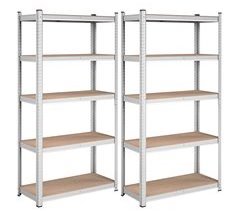 Lote de 2 estanterías