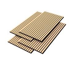Set de 4x paneles de pared Vang acústico MDF