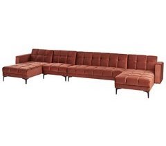 Beliani Sofá cama Terciopelo ALNES