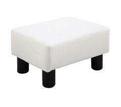 Reposapiés Otomano PU, Plástico HOMCOM
