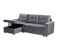 Sofá Cama Con Arcón y Chaise Longue