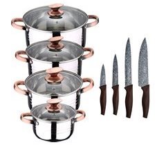 Bateria De Cocina 8 Piezas Apta Para Induccion