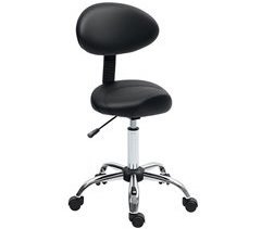 Taburete Giratorio Cuero Sintético HOMCOM, hogar - cocina