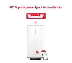 Termo eléctrico inteligente Velis Pro Wifi 100L + Soporte de pared