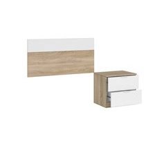 Cabeceira com efeito madeira