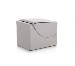 Puf convertible en chaise longue de ecopiel
