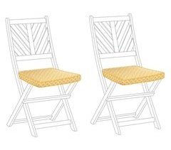 Beliani Cojines de asiento TERNI 34x37