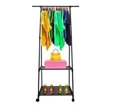 Perchero Burro Majestic Nyana Home 3 baldas, 1 barra superior