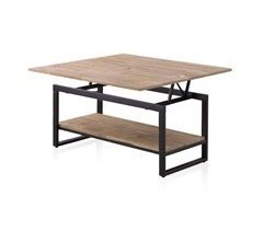 Mesa de centro elevable extensible Rens 100x90