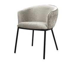 ALVIN-Silla de mesa de tela