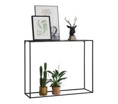 Mesa Consola Malvarrosa metal robusta