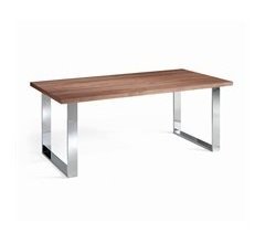 Mesa comedor rectangular nogal