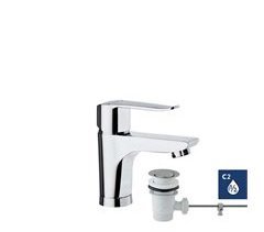 Grifo de Lavabo Monomando con Sistema C2 de Ahorro
