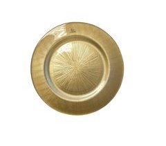 Plato presentación 31cm dorado marca SANTA CLARA 