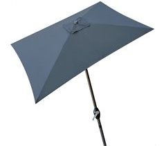 Parasol rectangular mástil aluminio Aktive Garden