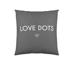 FUNDA DE COJIN VACIO LOVE DOTS