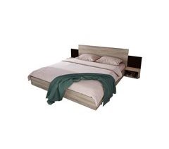 Cama de matrimonio de madera maciza