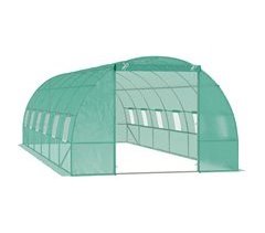 Invernadero de Jardín Acero, PE Outsunny