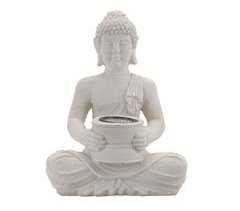 WELL HOME - Luz solar de Buda en polystone