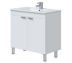 Conjunto Muebles de Baño Atenea con Lavabo y Columna Para Aseo