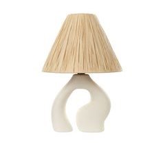 Beliani Lámpara de noche BARBAS