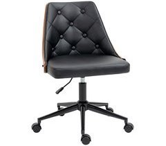 Silla de Oficina PU, Espuma, Madera de Álamo, Acero, Nylon