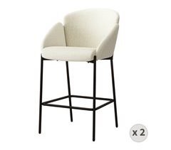CANDICE-Silla alta de bar x2