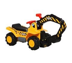 Excavadora Juguete PP, HDPE HOMCOM
