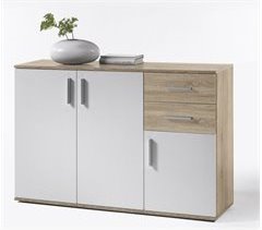 Comoda Aparador 3 Puertas y 2 Cajones 120