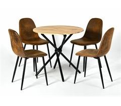 Juego de mesa de comedor y 4 sillas