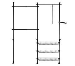 Perchero Ropa Telescópico Altura Ajustable SoBuy FRG34-HG