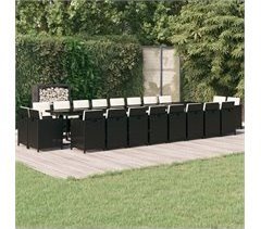 Set de comedor jardín con cojines