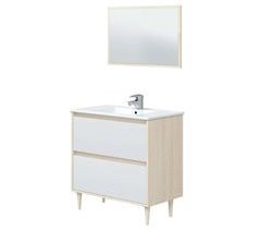 Mueble de Baño Verona con Patas y Lavabo Cerámico