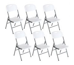 Pack 6 Sillas Plegables con Asa O91