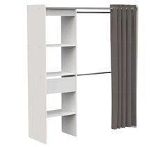 Vestidor Chicago Extsible 1 Cajón 2 Barras Armario