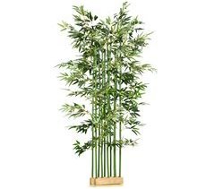 Planta Artificial Poliéster, Bambú, Madera de Pino