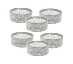 WELL HOME - Pack 6 Velas LED redonda