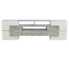 Elegante mueble de TV con iluminación LED