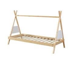 Cama infantil Siikajoki estructura Tipi madera de pino [en.casa]