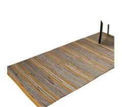 Alfombra de yute con detalles de algodón Palena 120x180