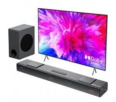 Barra de Sonido Hiwill A312 - 3.1.2CH 400W Con Subwoofer 5.25"