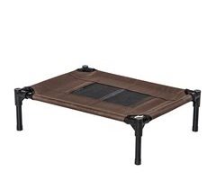 Cama Elevada para Mascotas Acero, Tela Oxford PawHut