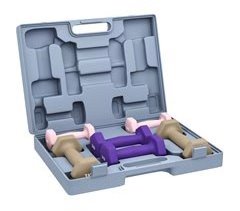 Juego de Mancuernas Acero, Cuero Sintético SPORTNOW