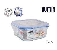 Tupper QUTTIN vidrio transparente